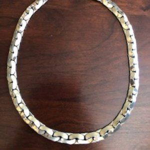 Coro Pegasus Silvertone Necklace